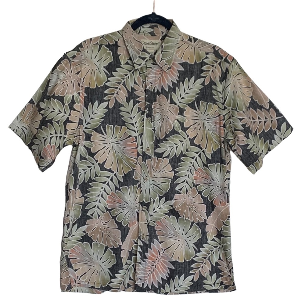 Cooke Street Honolulu Hawaiian Shirt Sz M